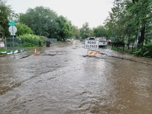 Destruction: Hurricane Helene leaves behind devastating flooding and power outages as the storm moved up from Florida to the Carolinas. 