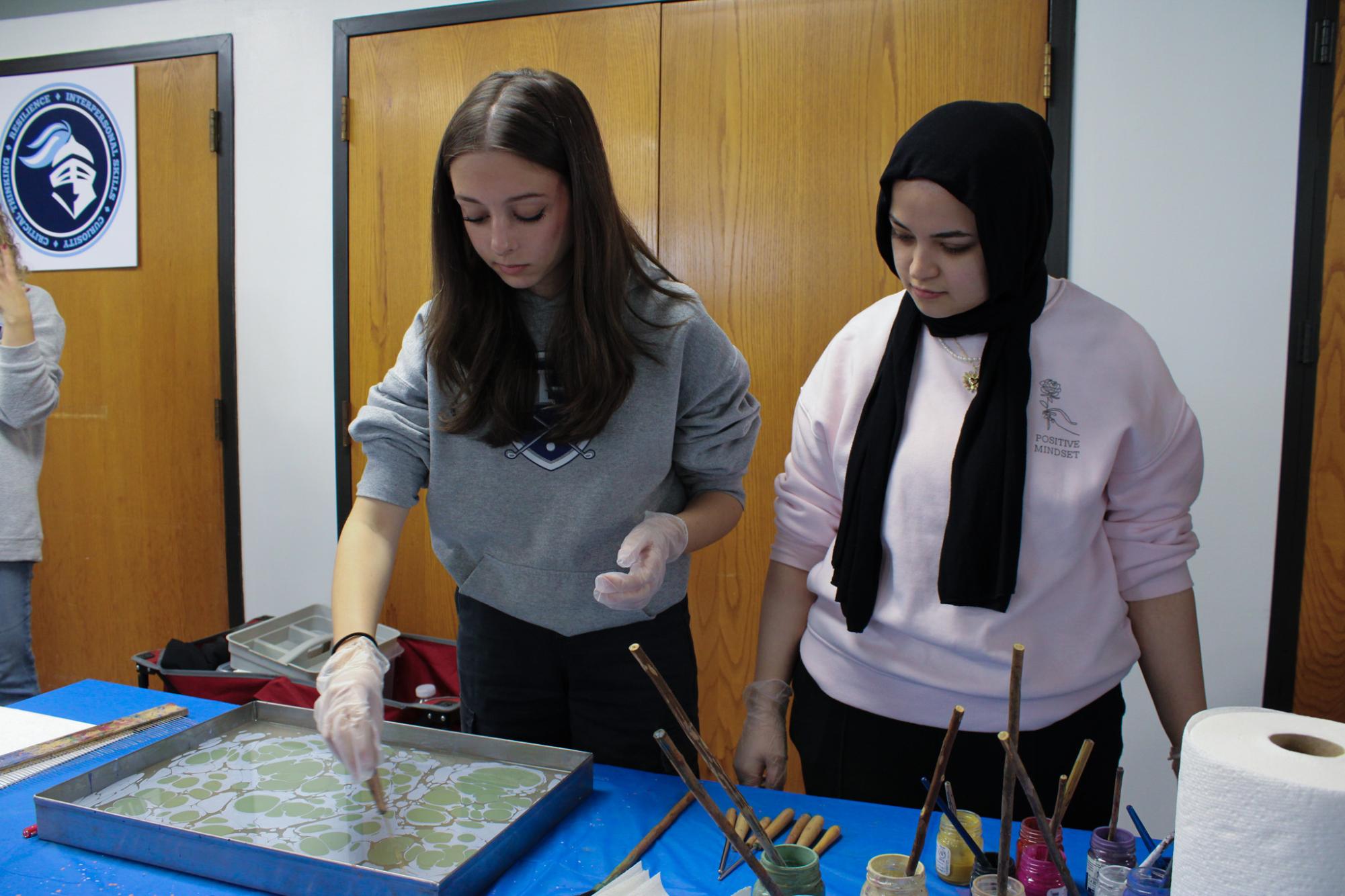 Humanities class tackles Ebru