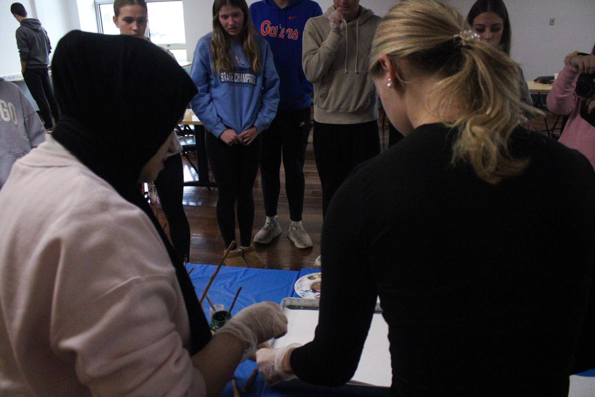 Humanities class tackles Ebru