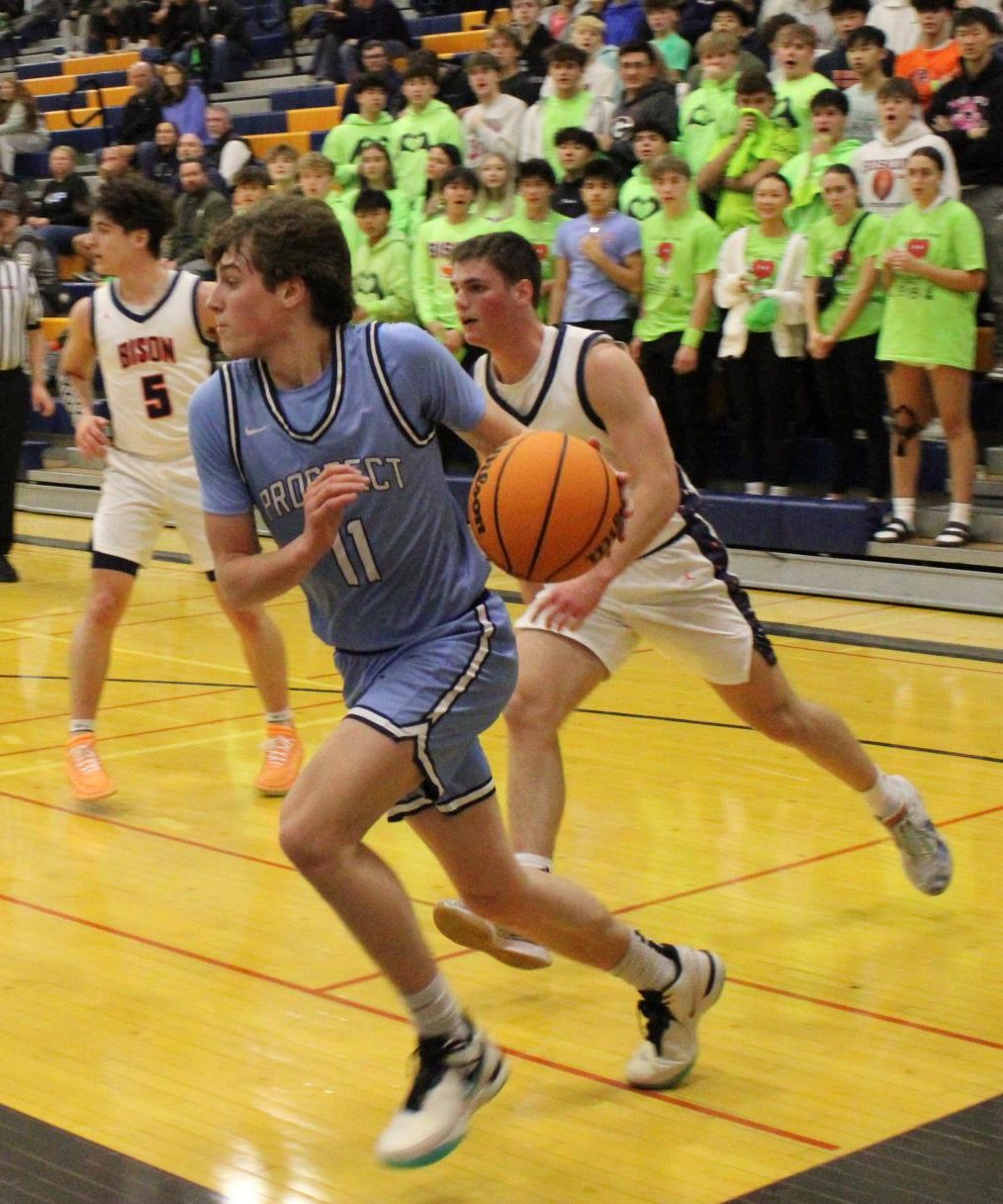 Boys win against Buffalo Grove Bison 66-43