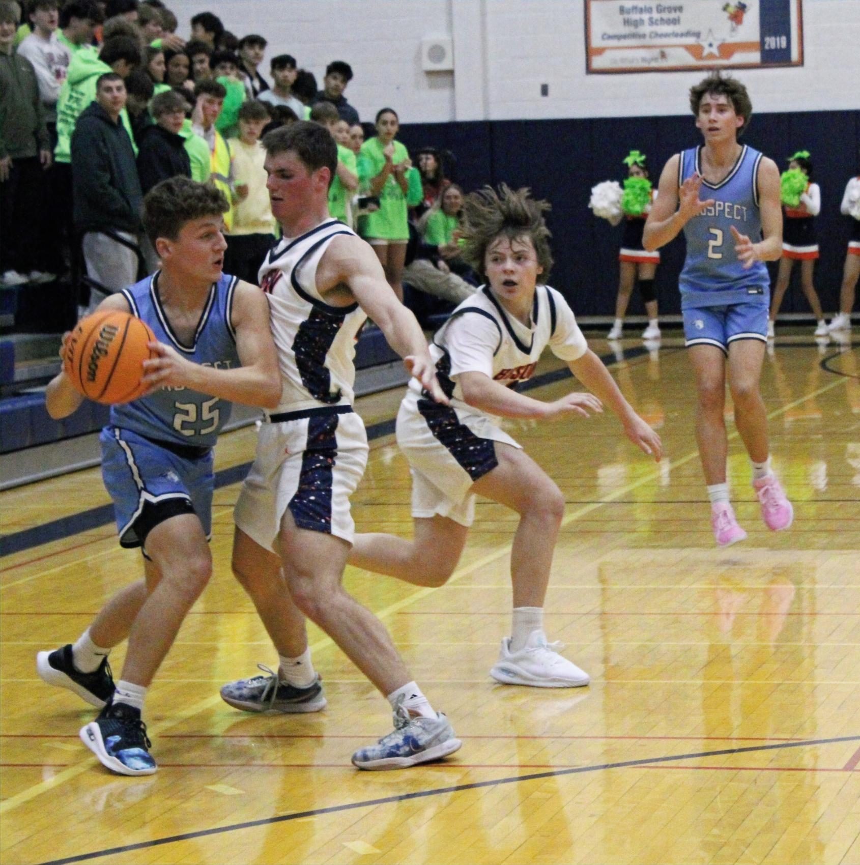 Boys win against Buffalo Grove Bison 66-43
