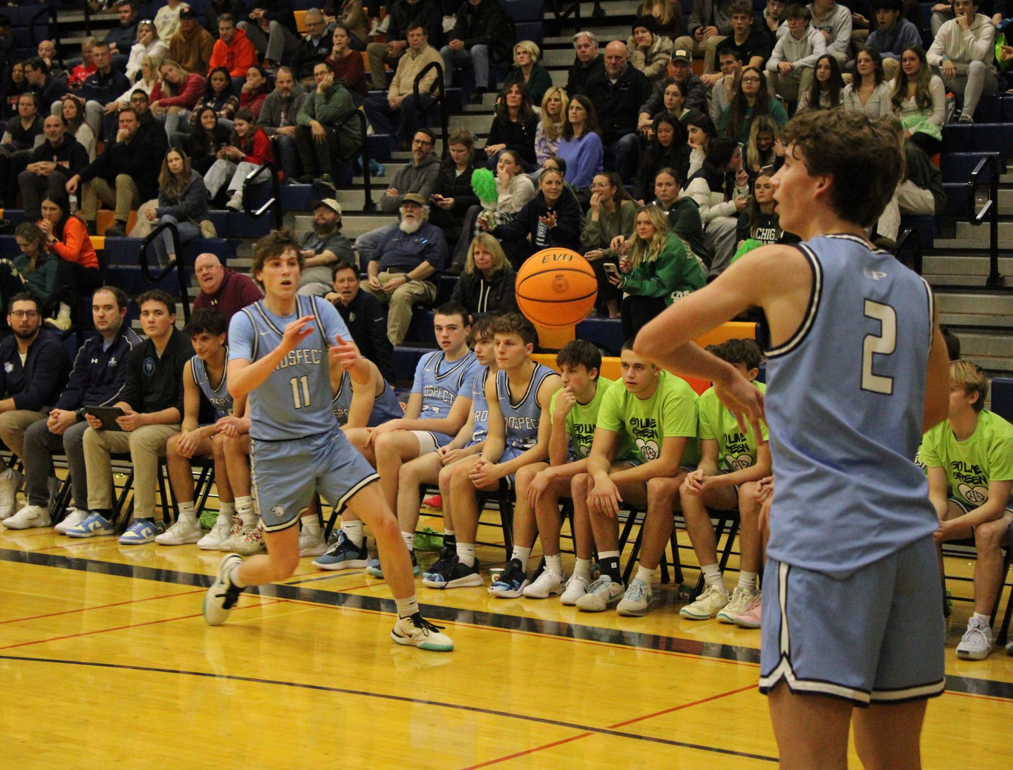 Boys win against Buffalo Grove Bison 66-43