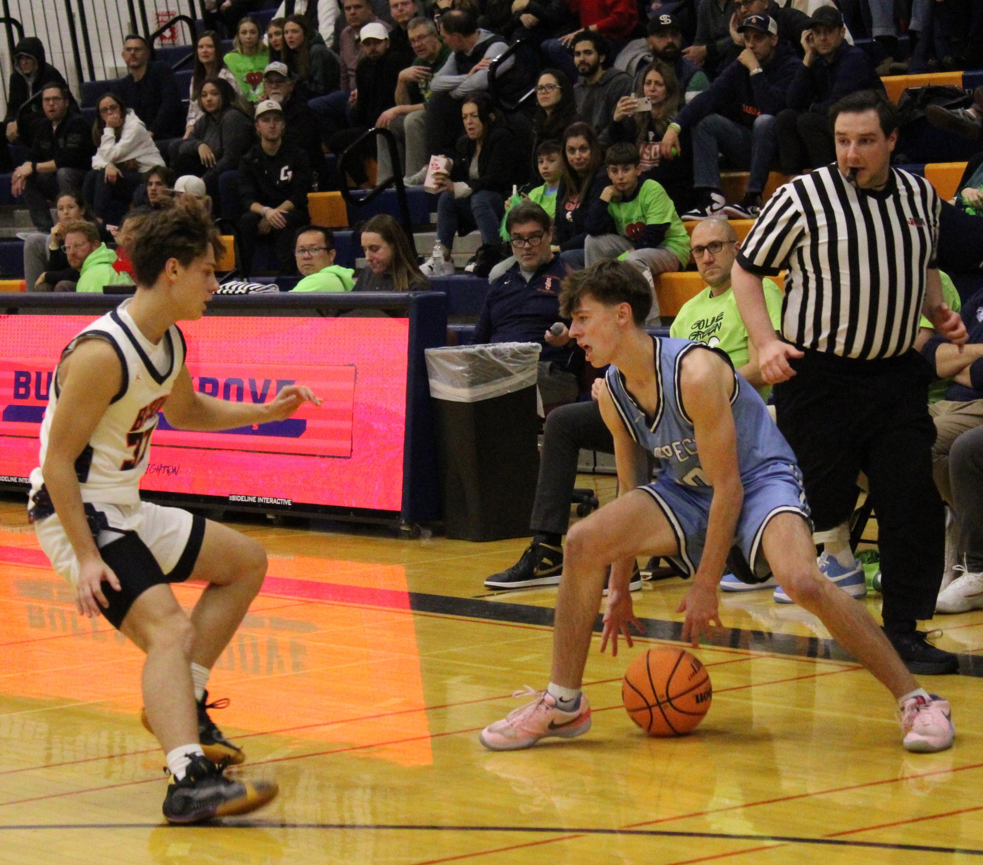 Boys win against Buffalo Grove Bison 66-43