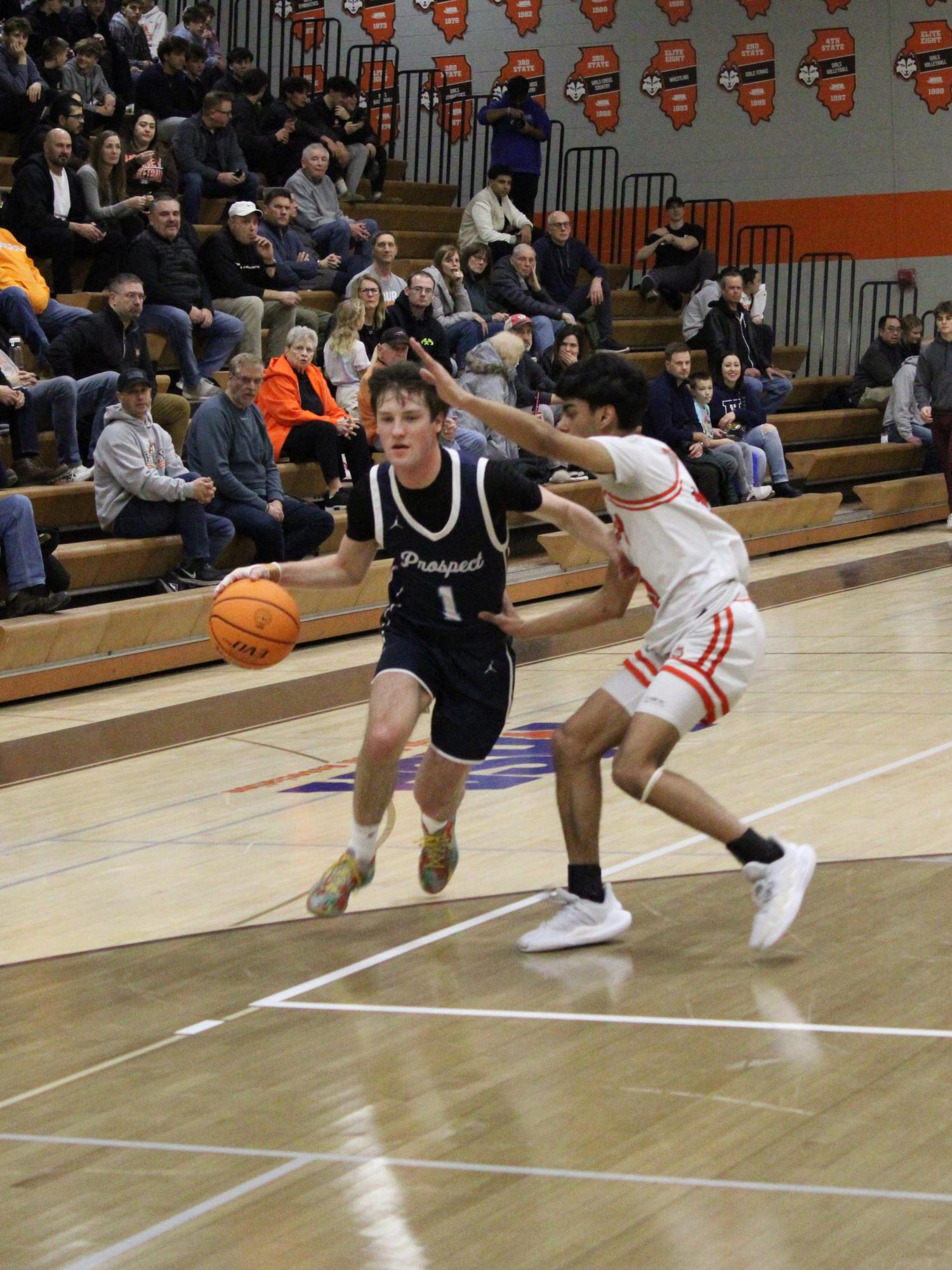 Boys’ Basketball win crosstown game over Hersey, 56-41