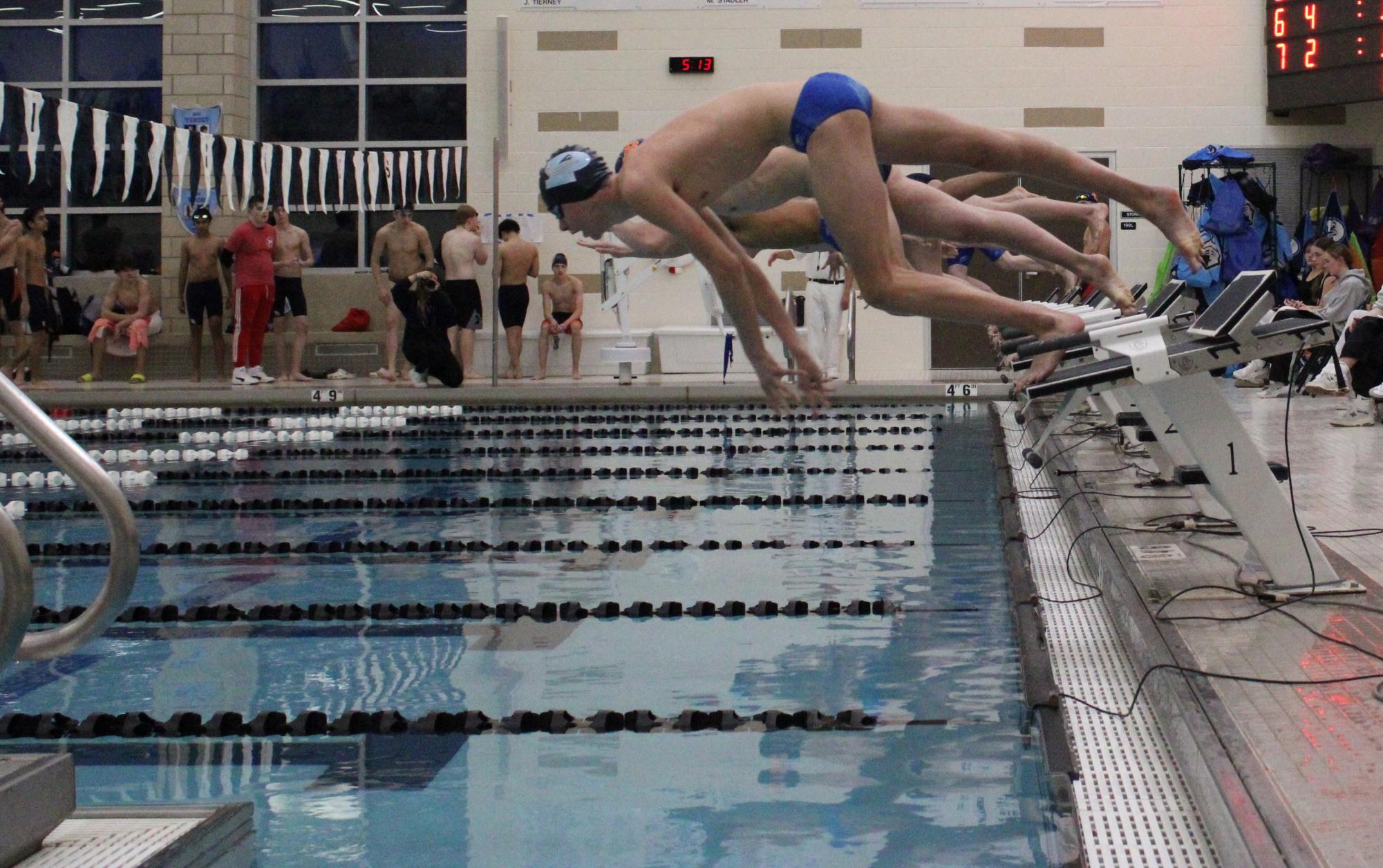 Swim falls to Buffalo Grove in senior night dual meet