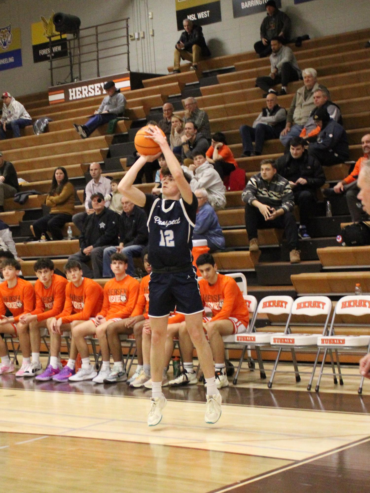 Boys’ Basketball win crosstown game over Hersey, 56-41