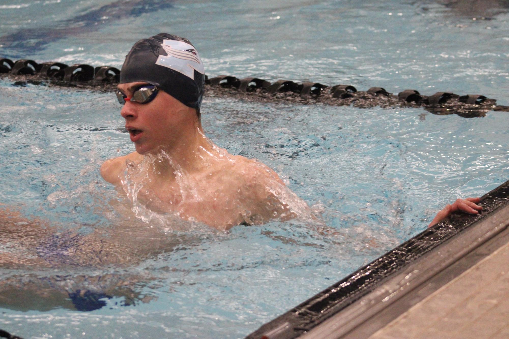 Swim falls to Buffalo Grove in senior night dual meet