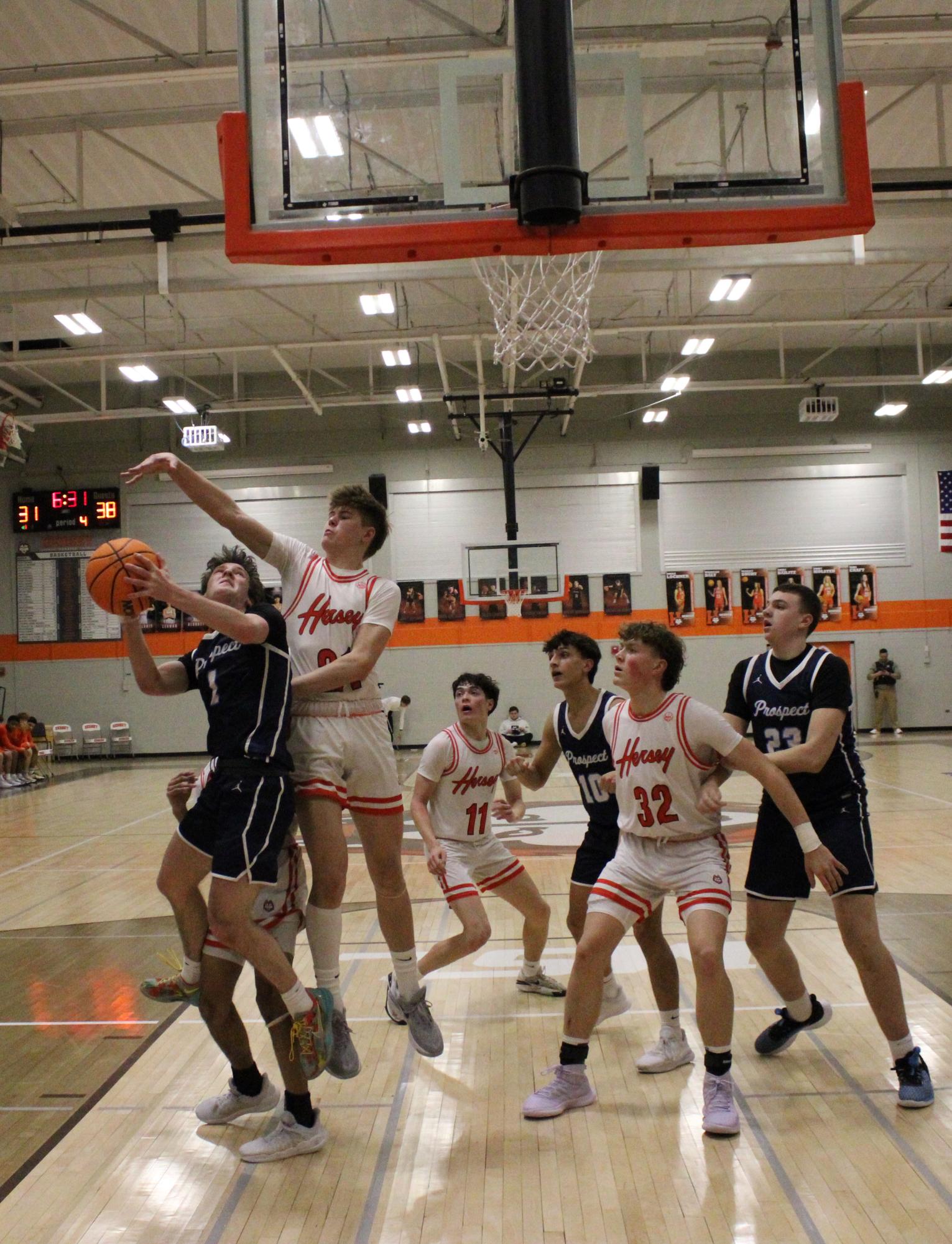 Boys’ Basketball win crosstown game over Hersey, 56-41