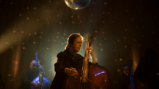 Orin O’Brien in The Only Girl in the Orchestra, photo credit Molly O’Brien