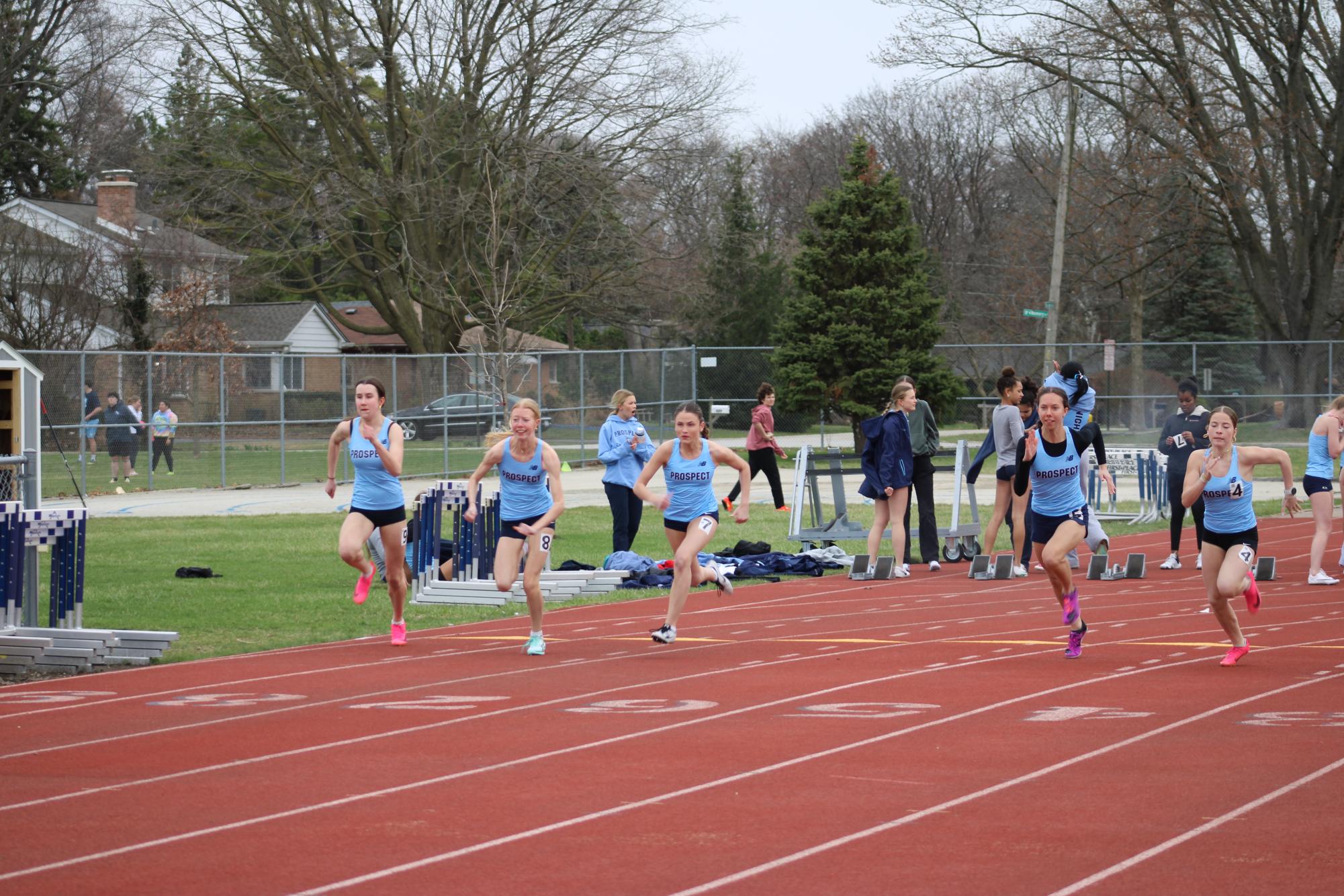 Girls and Boys Track and Field Time Trials