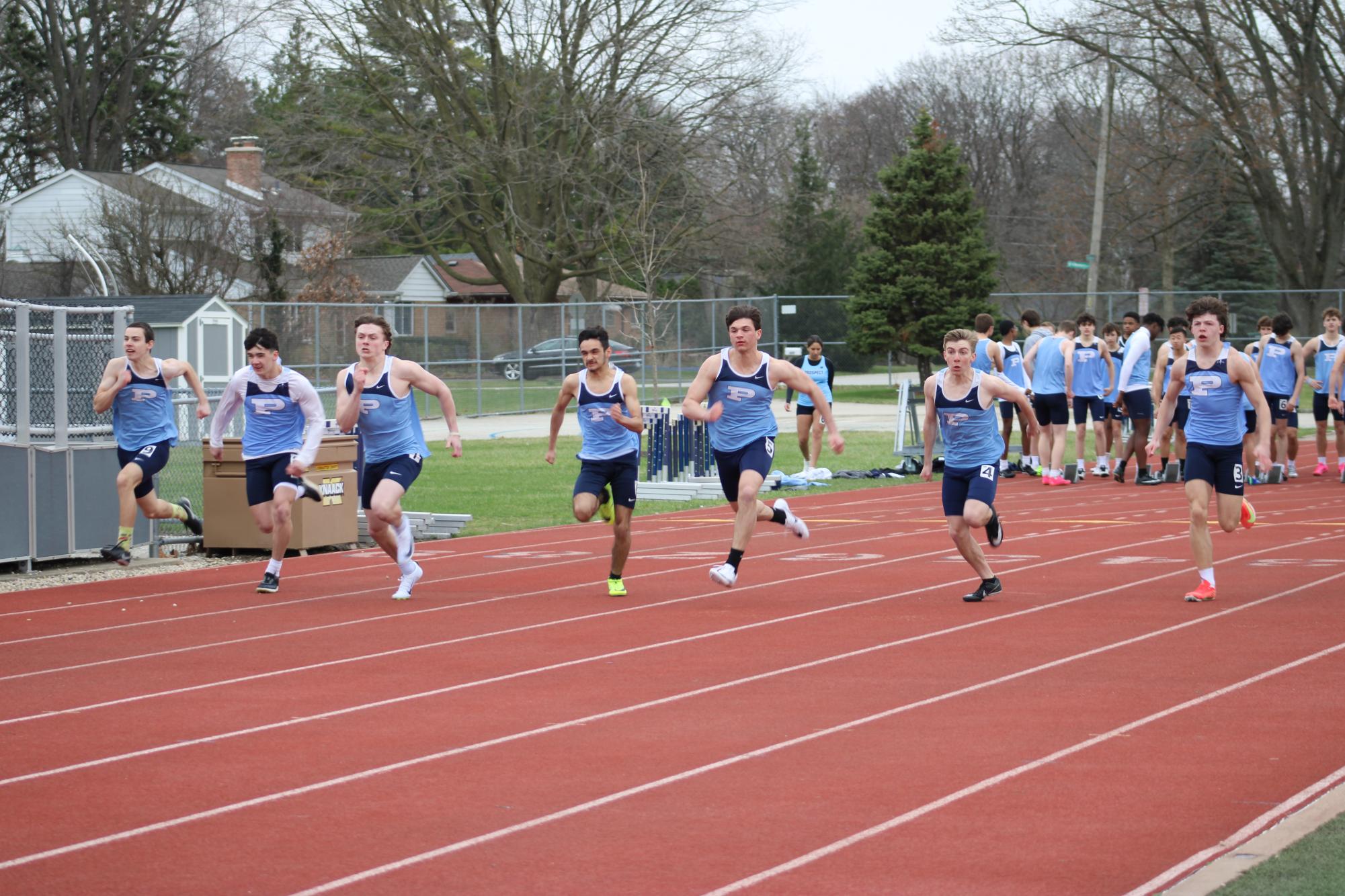 Girls and Boys Track and Field Time Trials
