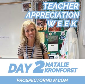 Teacher Appreciation Week: Natalie Kronforst