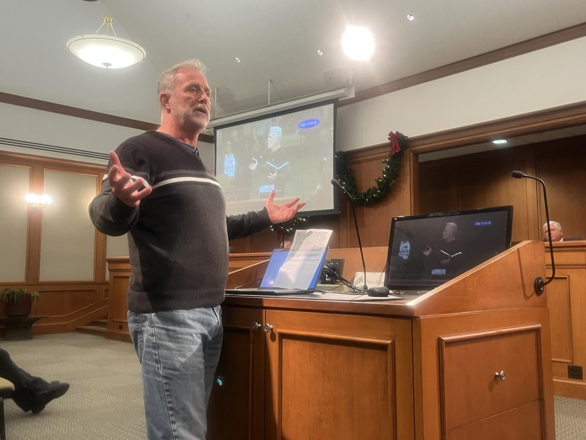 A longtime  Mount Prospect resident, who did not give his name, turned his comment into a fiery questioning of Police Chief Michael Eterno. He interrogated Eterno on his earlier comments describing the police departments immigration enforcement protocol.