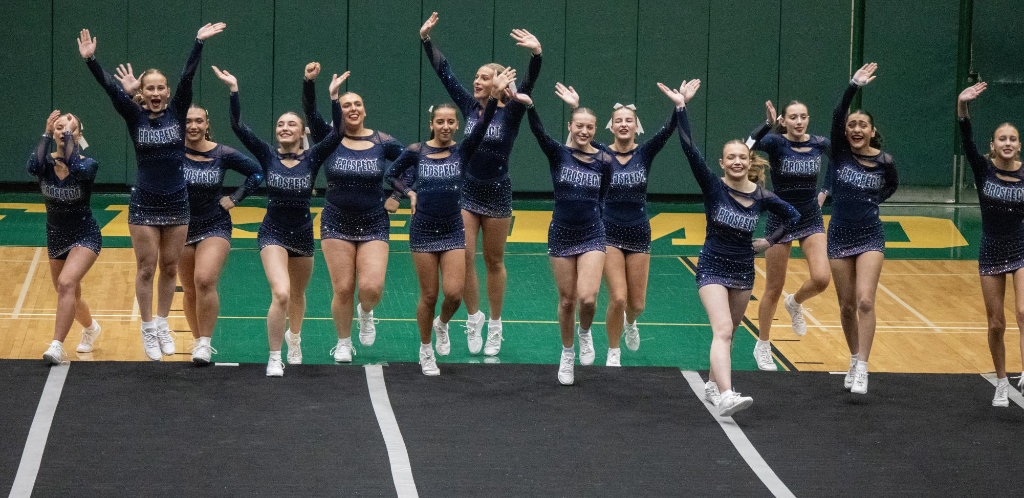 Varsity Cheer at MSL Conference