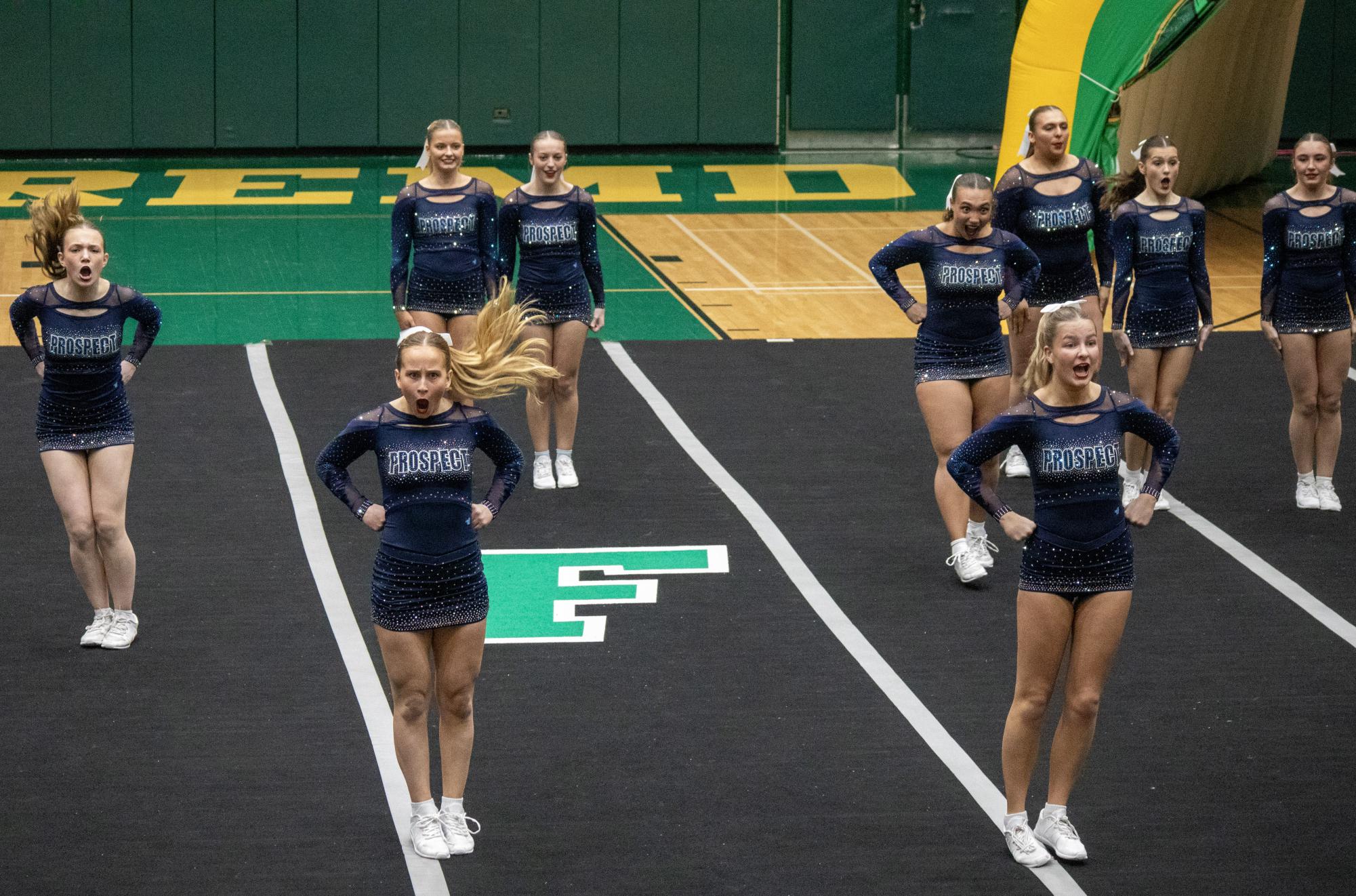 Varsity Cheer at MSL Conference