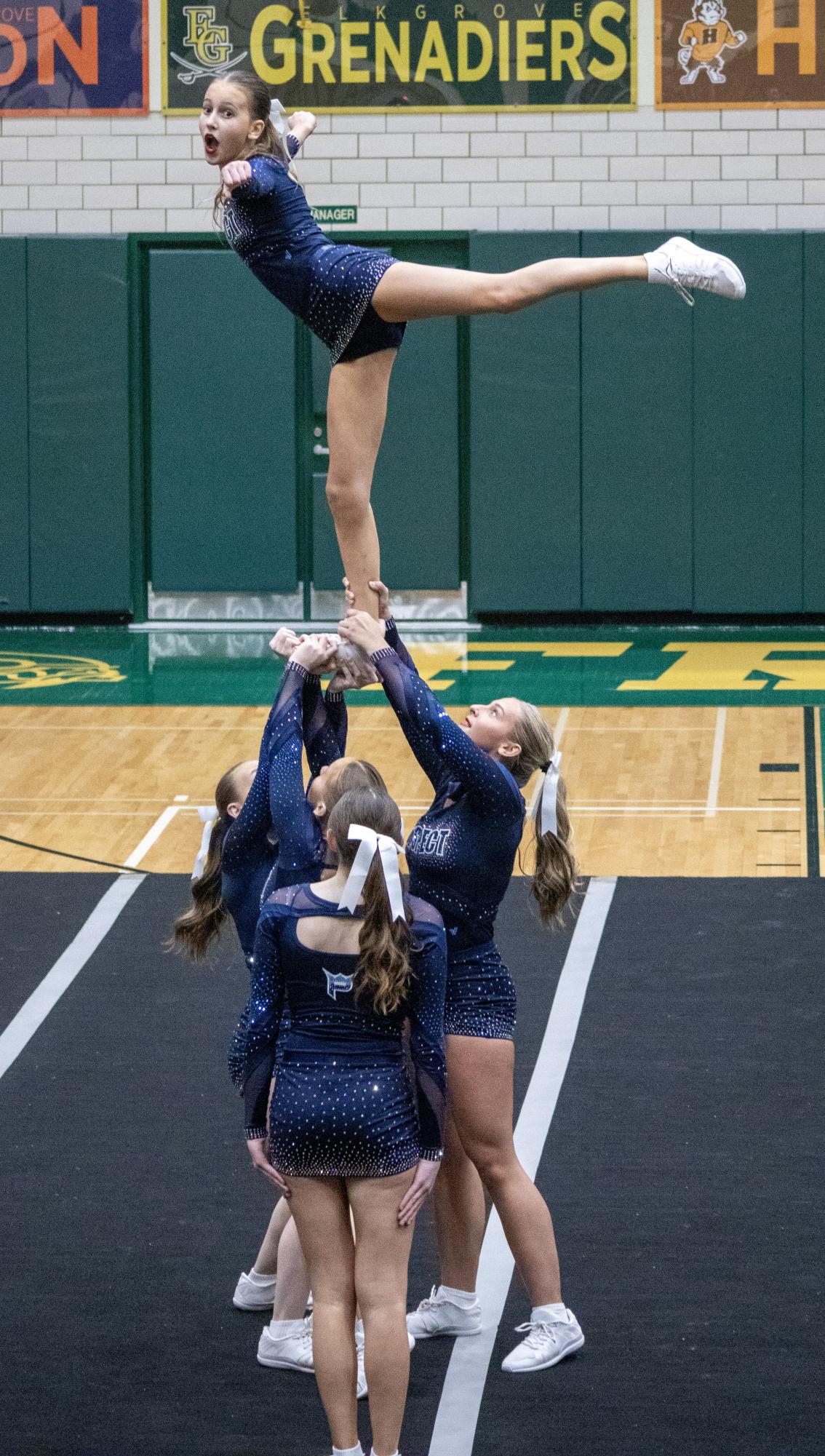 Varsity Cheer at MSL Conference