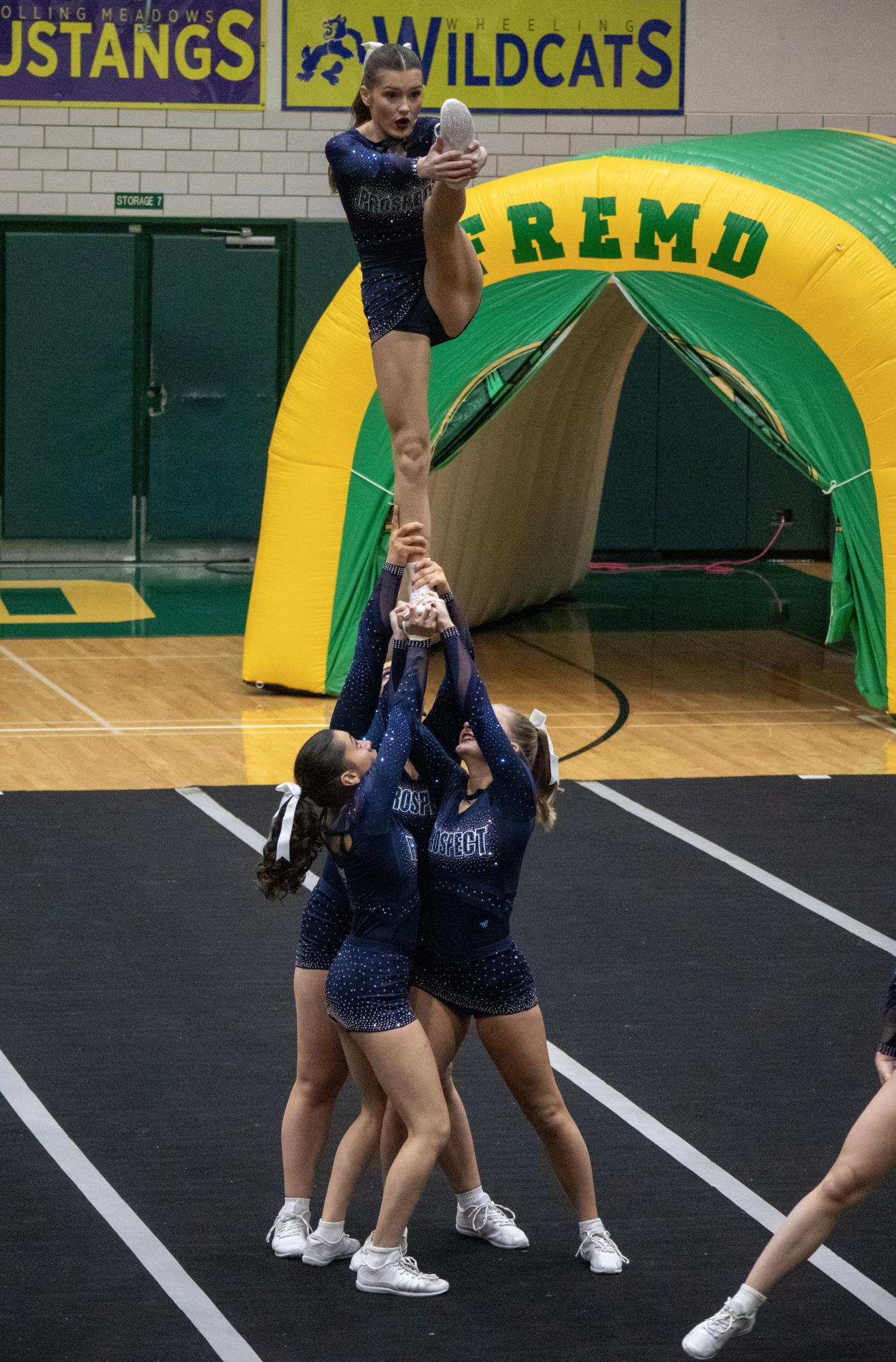 Varsity Cheer at MSL Conference