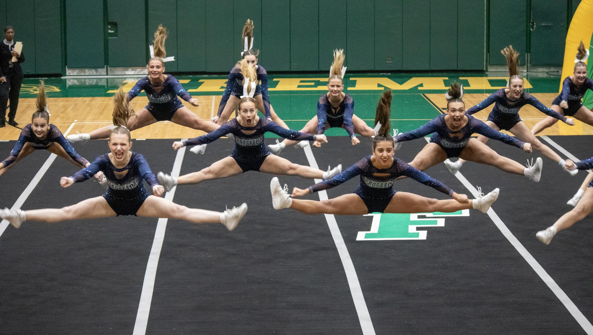 Varsity Cheer at MSL Conference