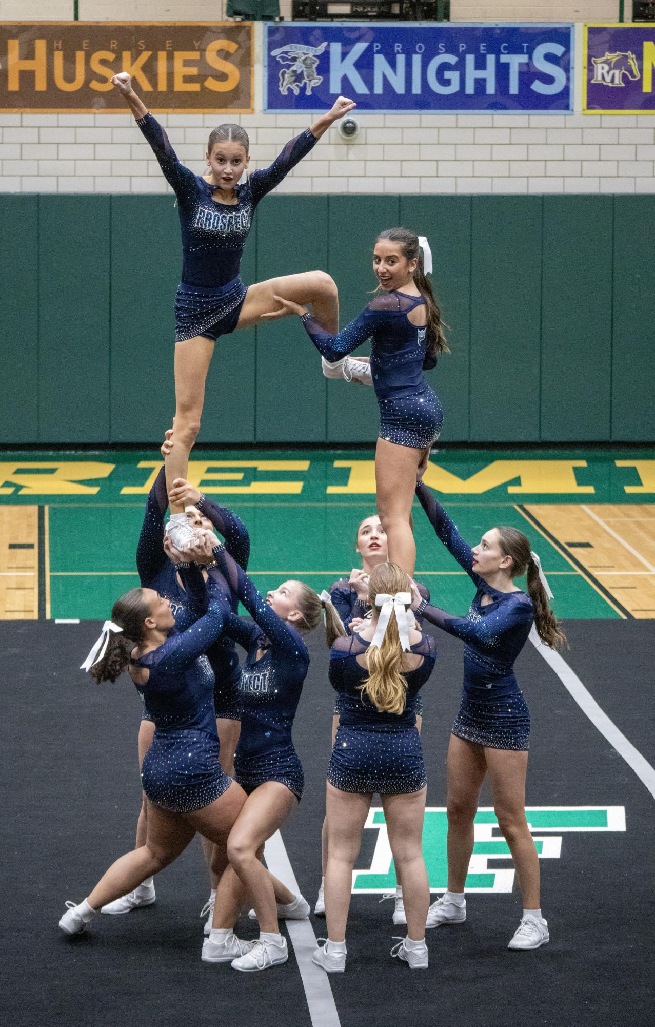 Varsity Cheer at MSL Conference