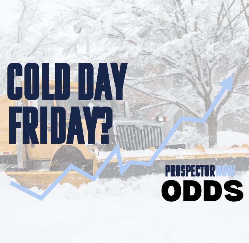 ODDS: Will there be a cold day Friday?
