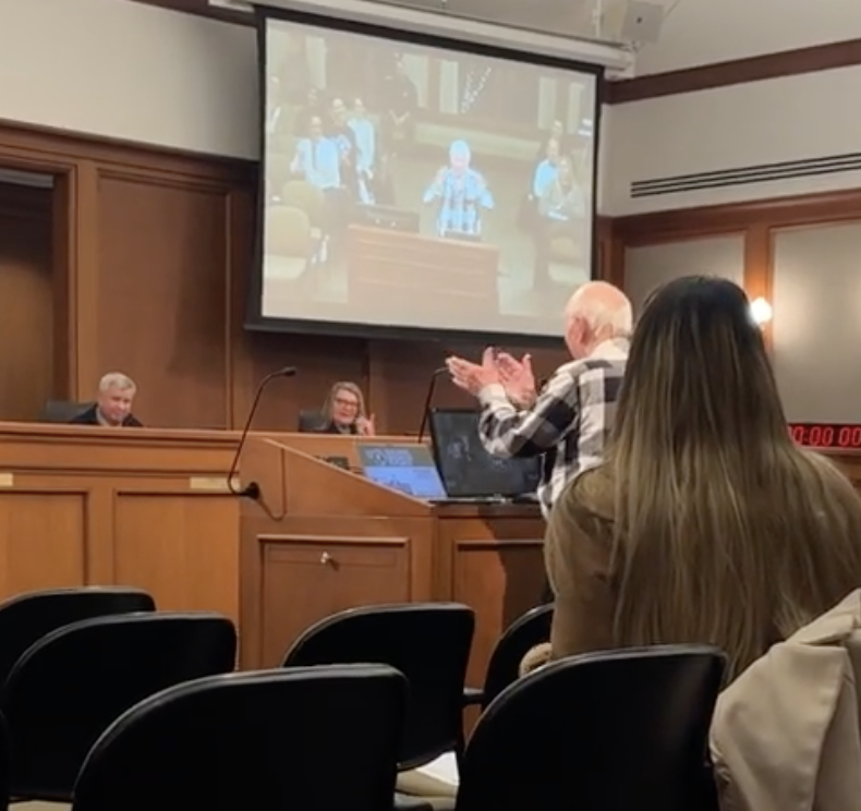Mayor breaks out in song to celebrate longtime resident's birthday