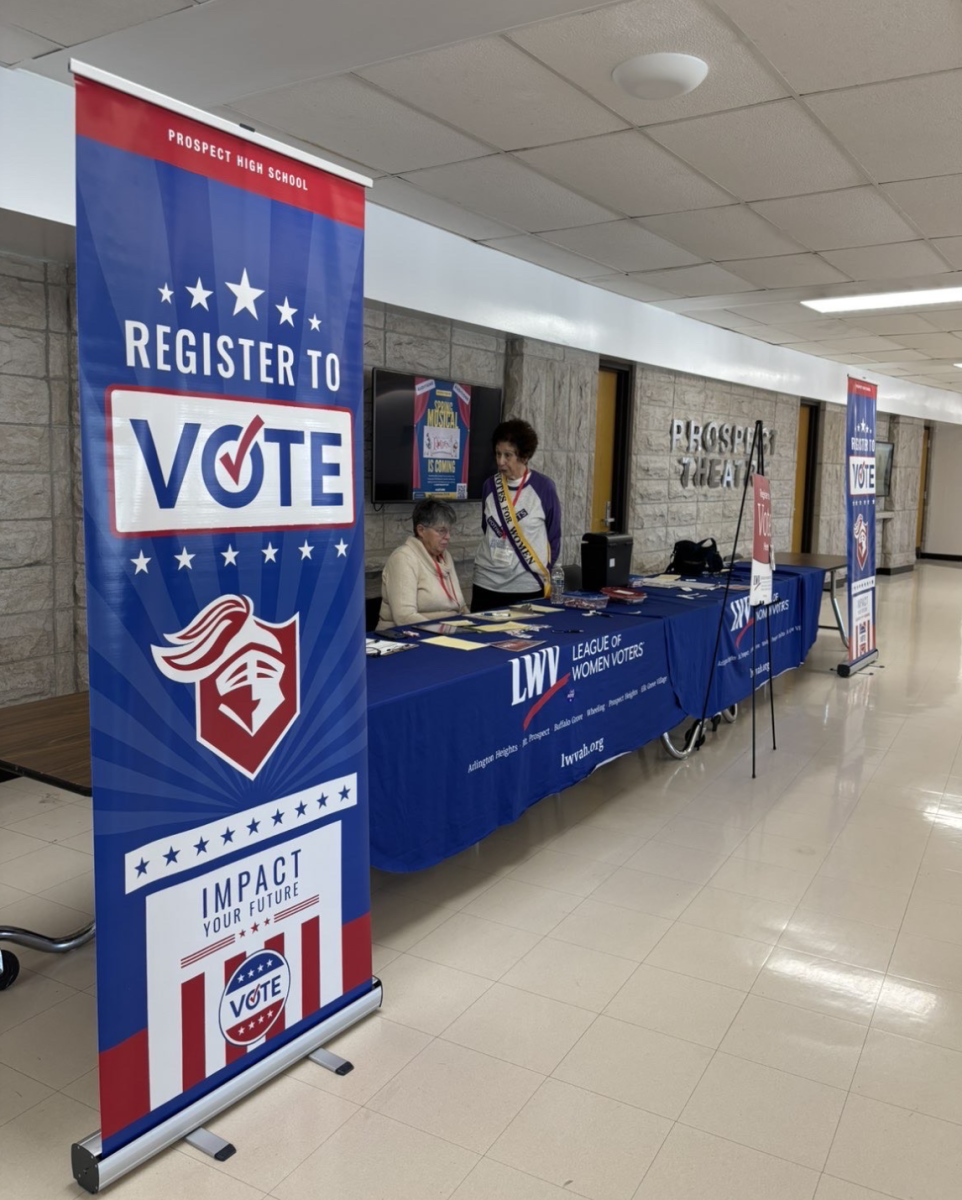 On Jan 26, the League of Women Voters hosted a booth in the commons to promote student registration of voting. 