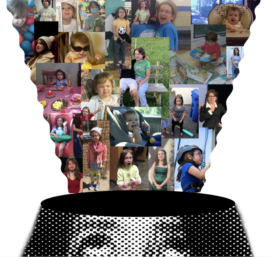 WIRED TO BE “WEIRD”:
I never stopped being a
different kid. The difference
is now, I can express myself
more properly — because now,
I know why. (photos courtesy of
James and Christina Gilliland)