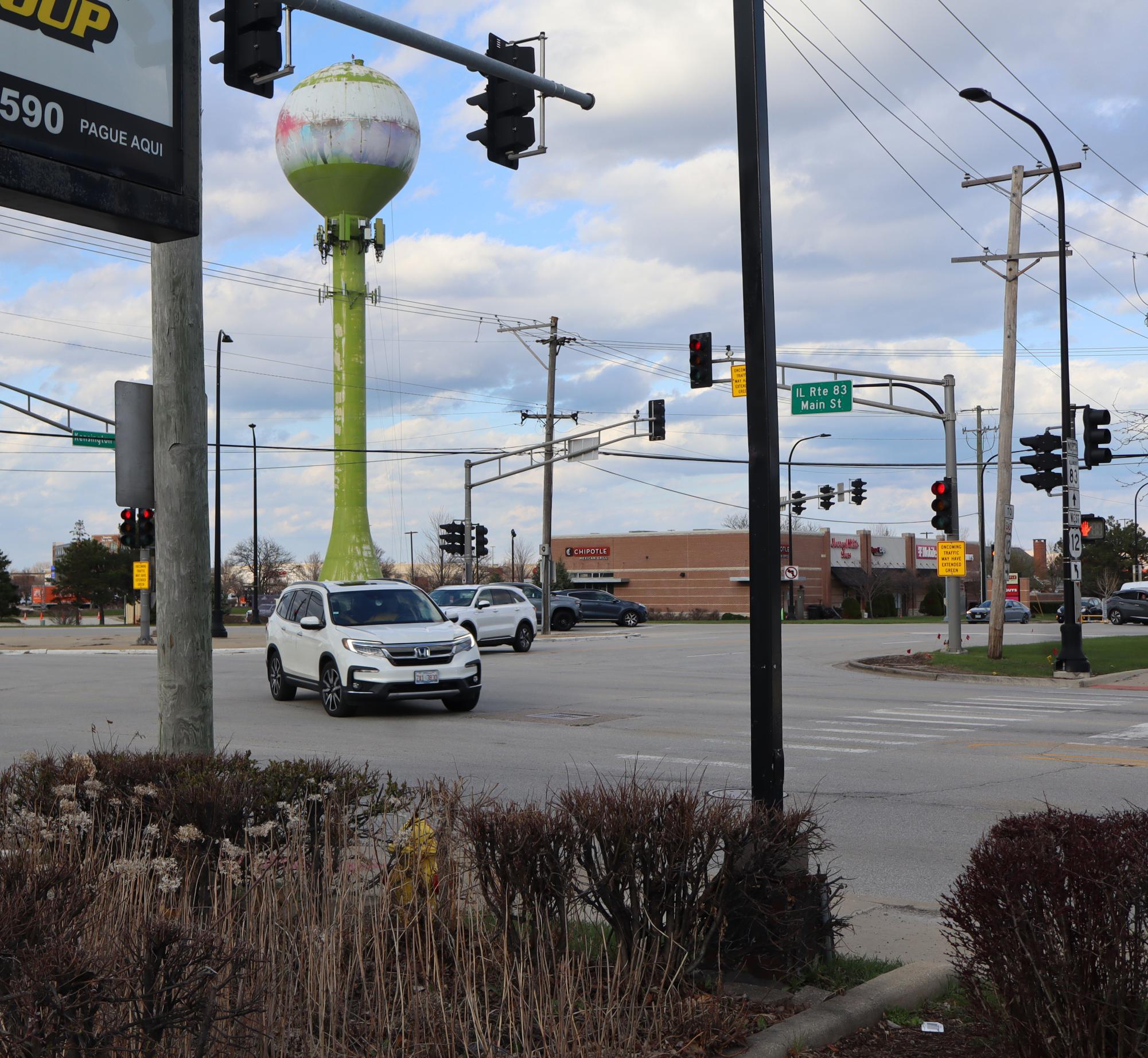 The Rand and Kensington intersection where construction will begin in spring of 2027.